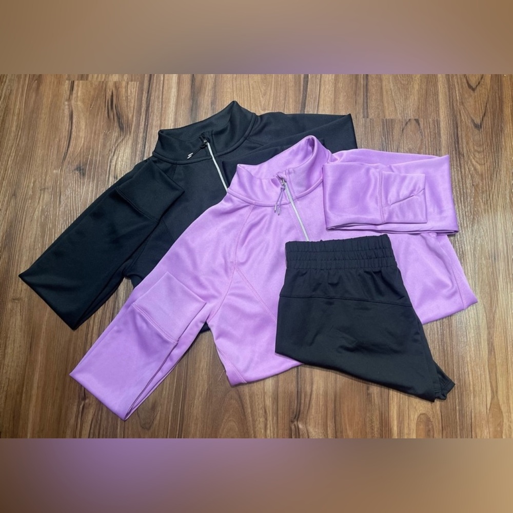 All in Motion 3 Piece Athletic Jacket, Sweatshirt & Shorts Bundle - XL (14-16)